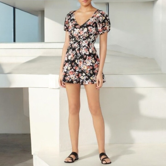 Louna Floral Romper | SIZE XS - Picture 1 of 8